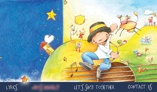 Daniel and the Blue Whale. Colombian musician