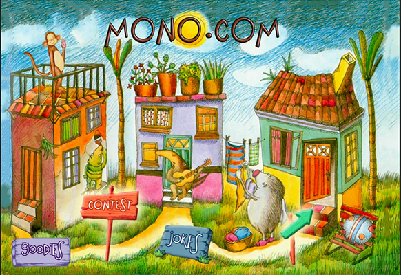 Interactive website - university project